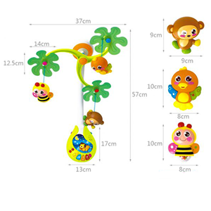 اسباب بازی آویز تخت موزیکال هولی تويز Hola Toys مدل 818 -اسباب بازی
